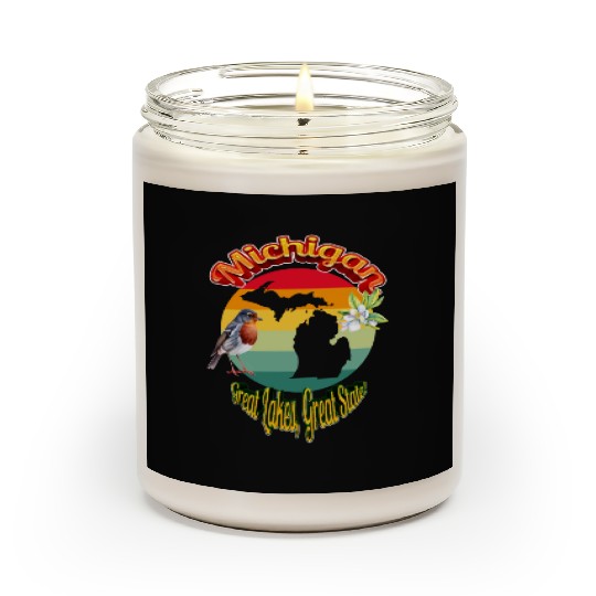 Michigan: Great Lakes, Great State! Scented Candles