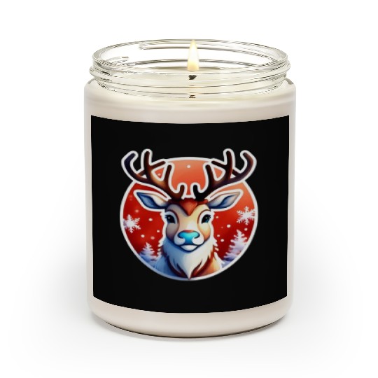 Christmas Reindeer Scented Candles