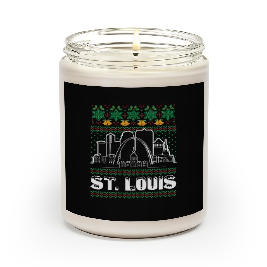 St. Louis Missouri Ugly Christmas Scented Candles