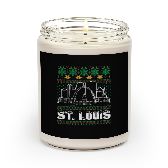 St. Louis Missouri Ugly Christmas Scented Candles