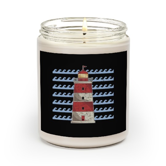 Sea Waves Ocean Gift Lighthouse Scented Candles