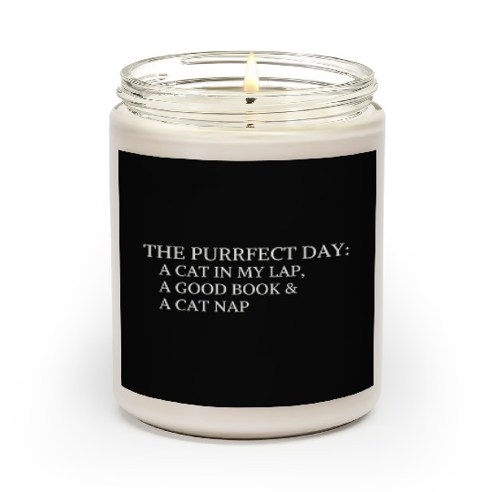 The Purrfect : Cat in My Lap Book Catnap The Purrf Scented Candles