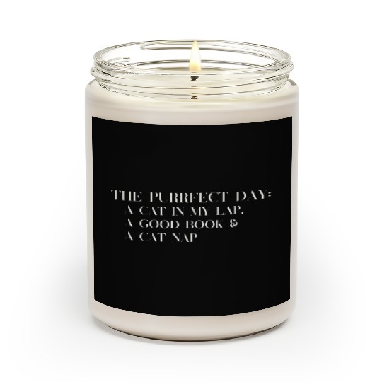 The Purrfect Day: Cat in My Lap Book Catnap The Pu Scented Candles