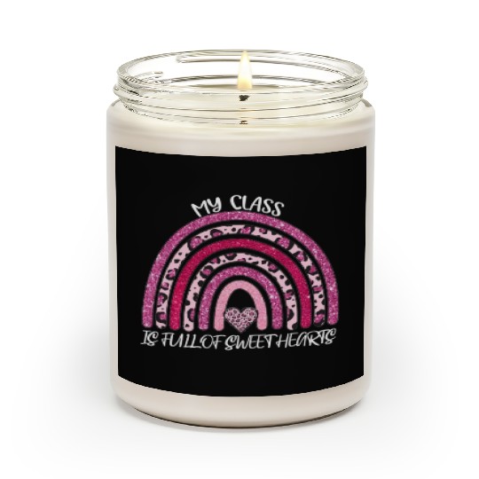 Full Of Sweethearts For Teacher Valentines Day Scented Candles