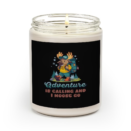 Adventure Is Calling Youth Cute Moose Scented Candles
