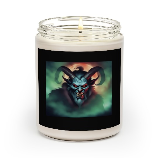 Krampus in Green Fog Scented Candles
