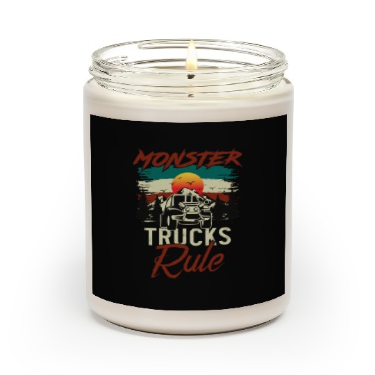 Monster Trucks And Mountain Adventures Scented Candles