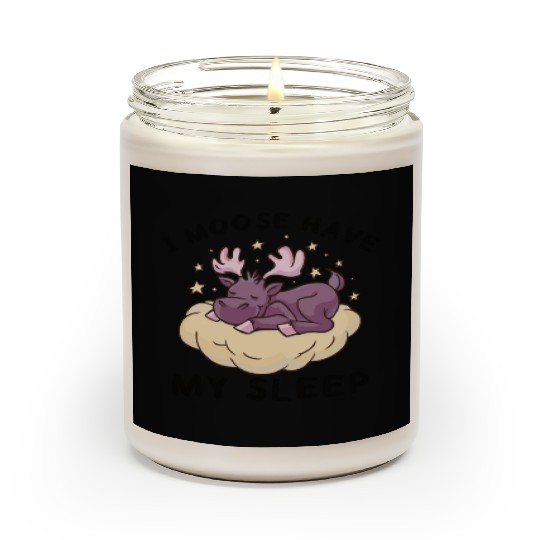 I Moose Have My Sleep Youth Cute Moose Scented Candles