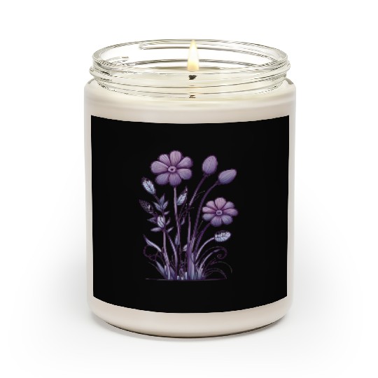 Lavender Majesty: A Tapestry of Orchids and Lilacs Scented Candles
