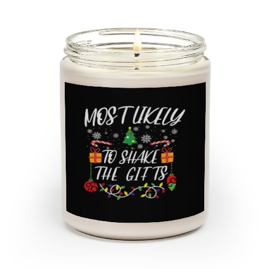Most likely to Christmas Family Matching Scented Candles