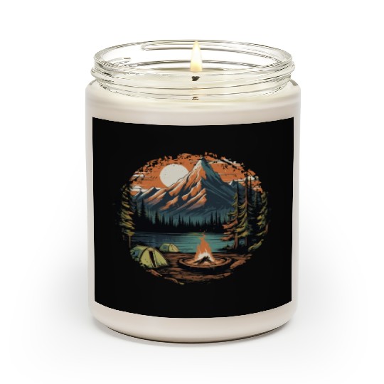 Forest nature trekking adventure Scented Candles