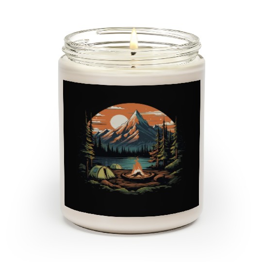 Forest nature trekking adventure Scented Candles