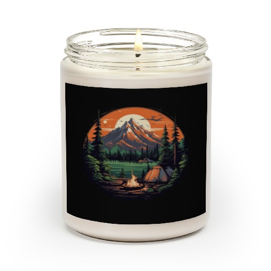 Forest nature trekking adventure Scented Candles