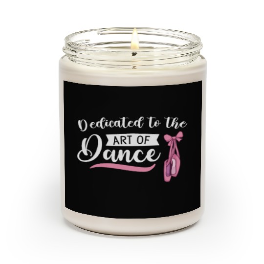 Ballet Ballerina Dance Dancer Dancing Ballet Gift Scented Candles