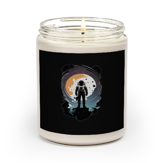 astronauts enter the space dimension Scented Candles