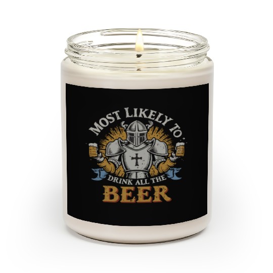 Christmas Most Likely To Drink All The Beer Winter Scented Candles