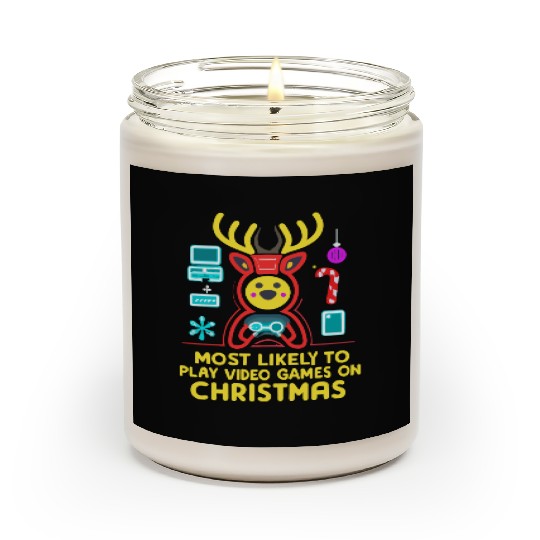 Candy Canes Most Likely To Play Video Games On Scented Candles