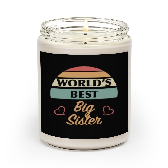 World’s Best Big Sister Scented Candles