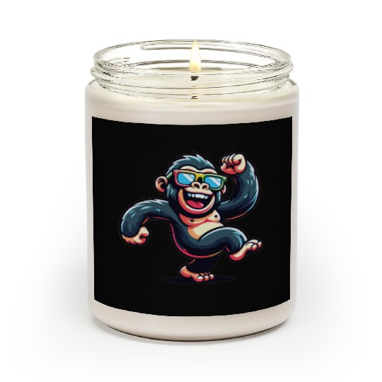 Gorilla With Sunglasses Scented Candles