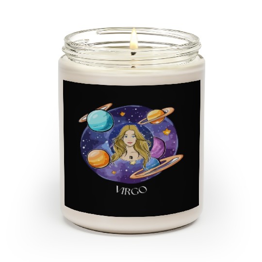 Virgo zodiac sign Scented Candles