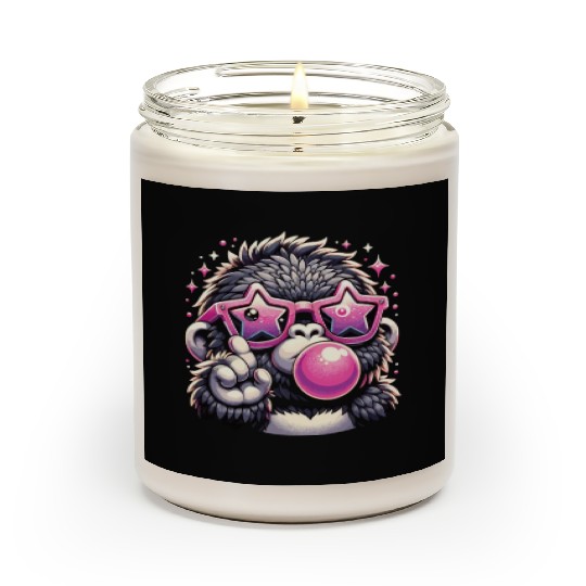 Gorilla With Sunglasses Scented Candles