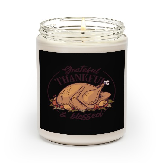Grateful, Thankful and Blessed Scented Candles