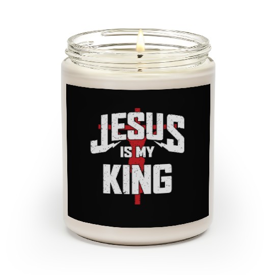 Jesus Is My King Love Jesus Christian Scented Candles