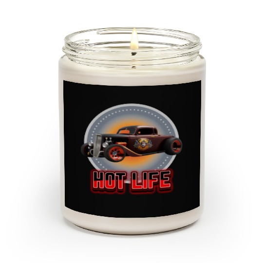 Hot Life Hot Rod Car Scented Candles