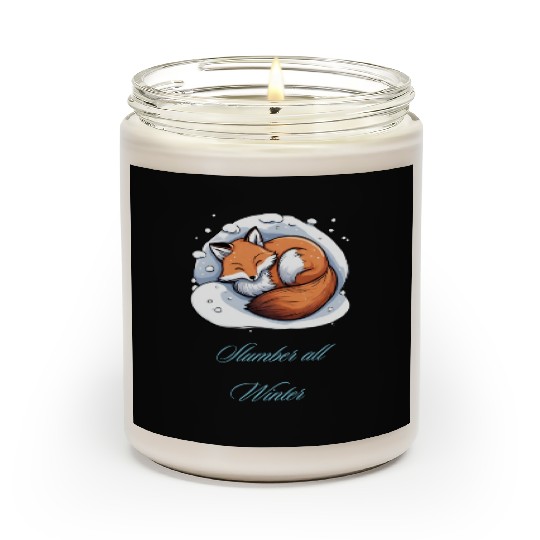 Slumber all winter - Sleepy Fox Scented Candles