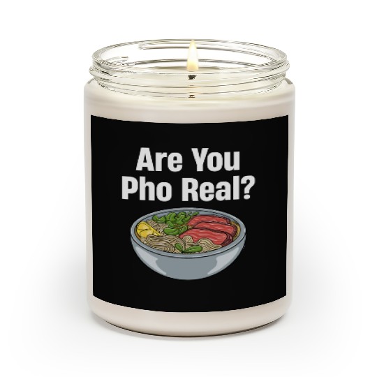 Are You Pho Real? Vietnamese Food Puns Restaurant Scented Candles