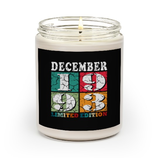 December 1993 Anniversary December 1993 December Scented Candles