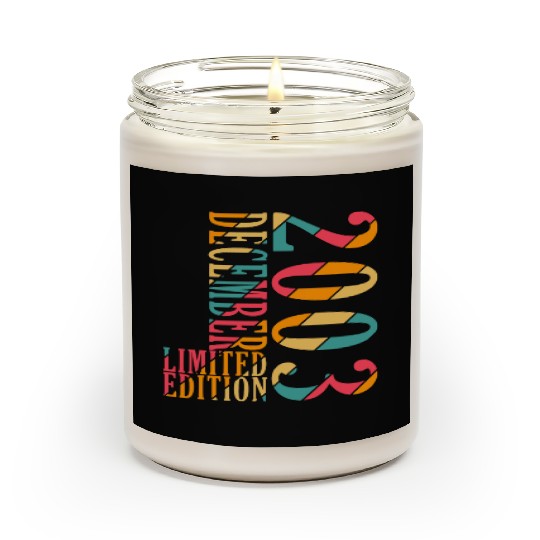 December 2003 Anniversary December 2003 December Scented Candles