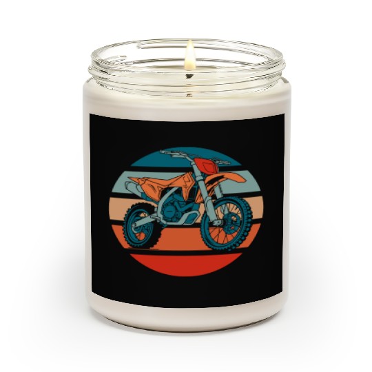 Dirt Bike Mx Motocross Supermoto Scented Candles