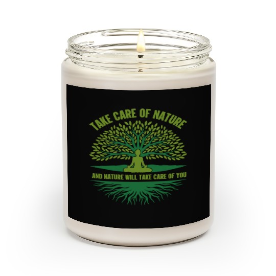 Environment take care nature Scented Candles
