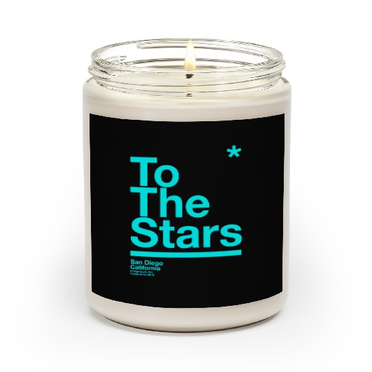 To The Stars Light Blue Scented Candles