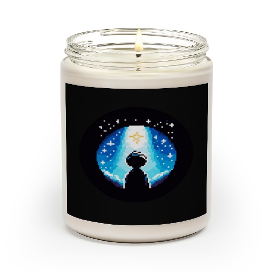 Digital Night Sky - 8-Bit Childhood Dreams Scented Candles