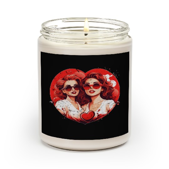 Valentines Day Outfit For Her And Her in love Scented Candles