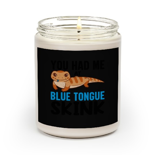 Lizard Collector Reptile Lover Blue Tongue Skink Scented Candles