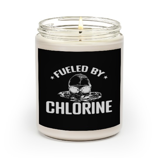 Fueled by Chlorine Swim Sport Training Scented Candles