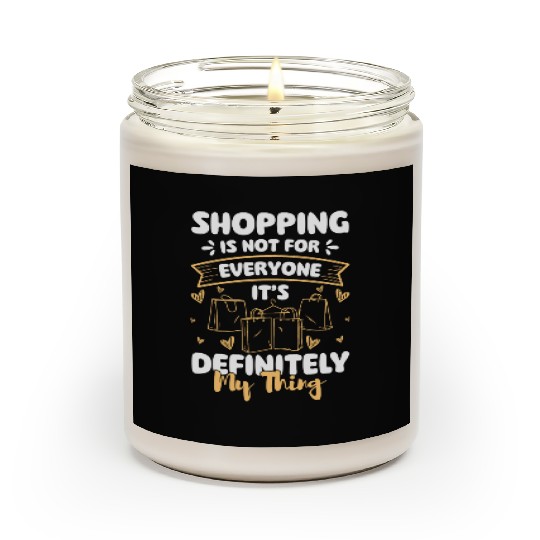 Shopping Shopaholic Fashion Scented Candles