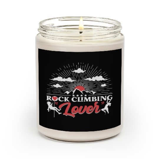 Rock Climbing Lover Scented Candles