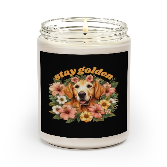 Dog Lovers Golden Retriever Scented Candles
