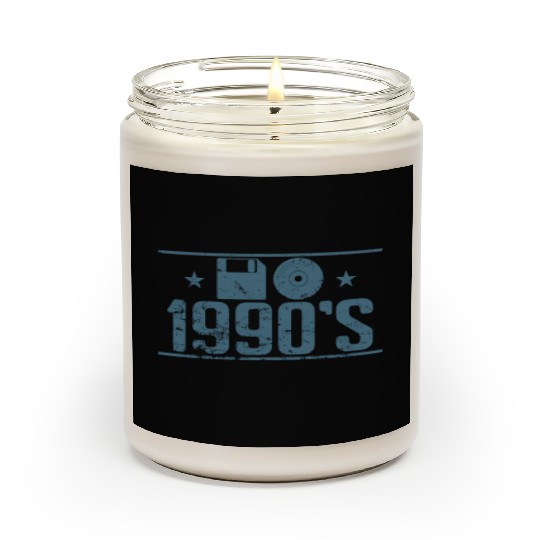 Floppy Disk and CD 1990's Retro Memory Module Scented Candles