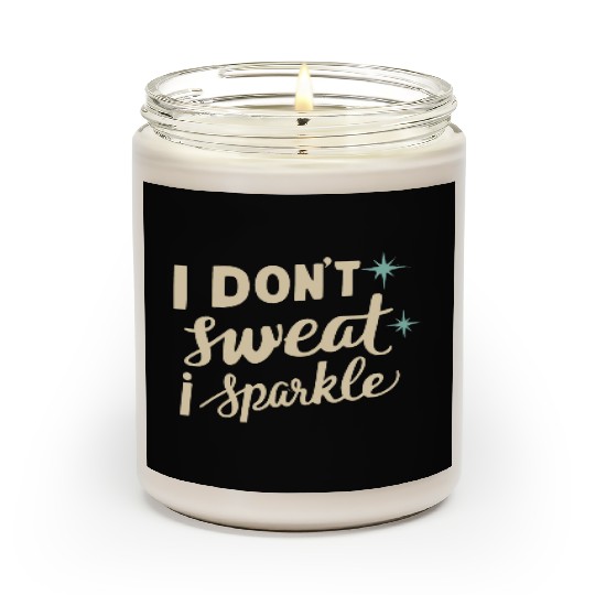 Workout Motivation Gym I Sparkle Scented Candles