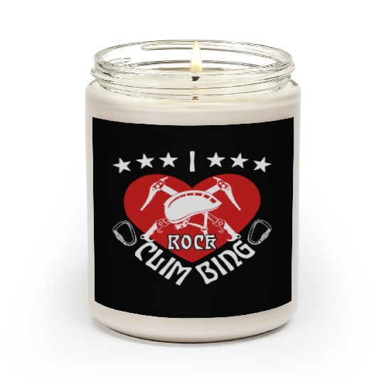 I rock climbing Scented Candles