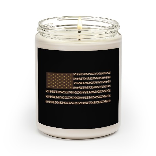 Flag of Cheetah Scented Candles
