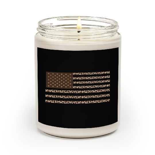 Flag of Cheetah Scented Candles