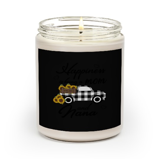 Sunflower Grandma Hapess Is Being A Mom And Nana Scented Candles