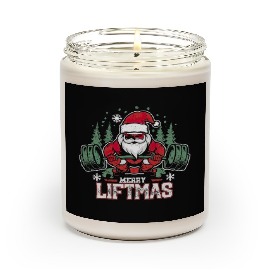 merry liftmas ugly christmas funny,Gym Workout Scented Candles