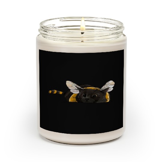 Fuzzy Little Bumblebee Kitty Scented Candles